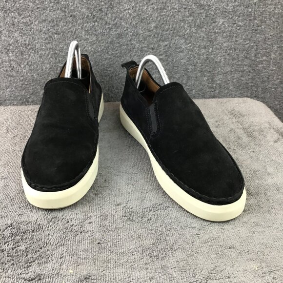 Frye BREA Chelsea Suede Shoes Slip On Sneakers Womens Size 10M Black - Picture 2 of 10